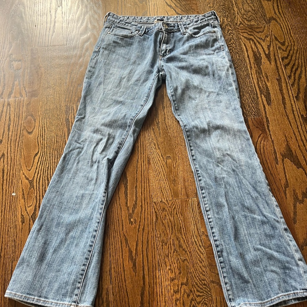 Y2K 2006 GAP Low Rise Light Blue Flare Women's Jeans